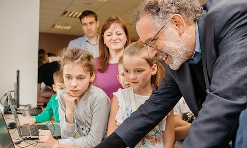 Код и кот Scratch. Визит Митчела Резника в ITeen Academy!