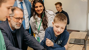 Визит Митчела Резника в академии ITeen